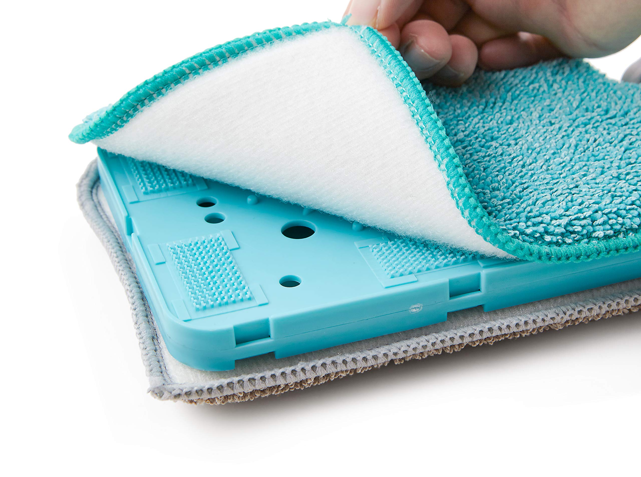 Vivo Microfiber Spray Mop Pads –Reusable Replacement Heads for Wet/DryFloor Cleaning