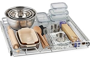 HOLDN’ STORAGE Pull Out Cabinet Organizer, Heavy Duty Caddy w/Lifetime Limited Warranty -20”W x 21”D - Requires At Least 21-1