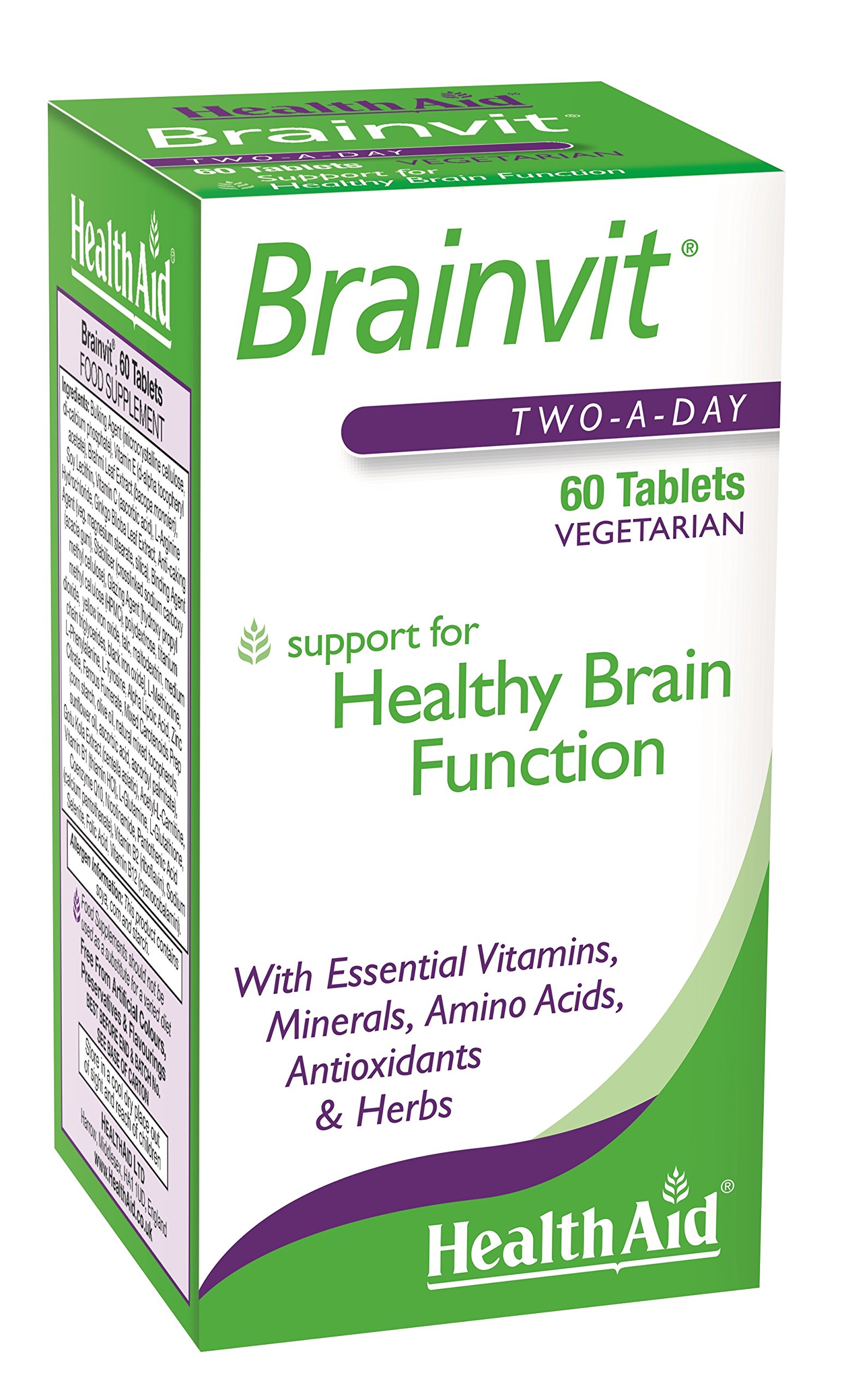 HealthAid BrainVit - 60 Tablets