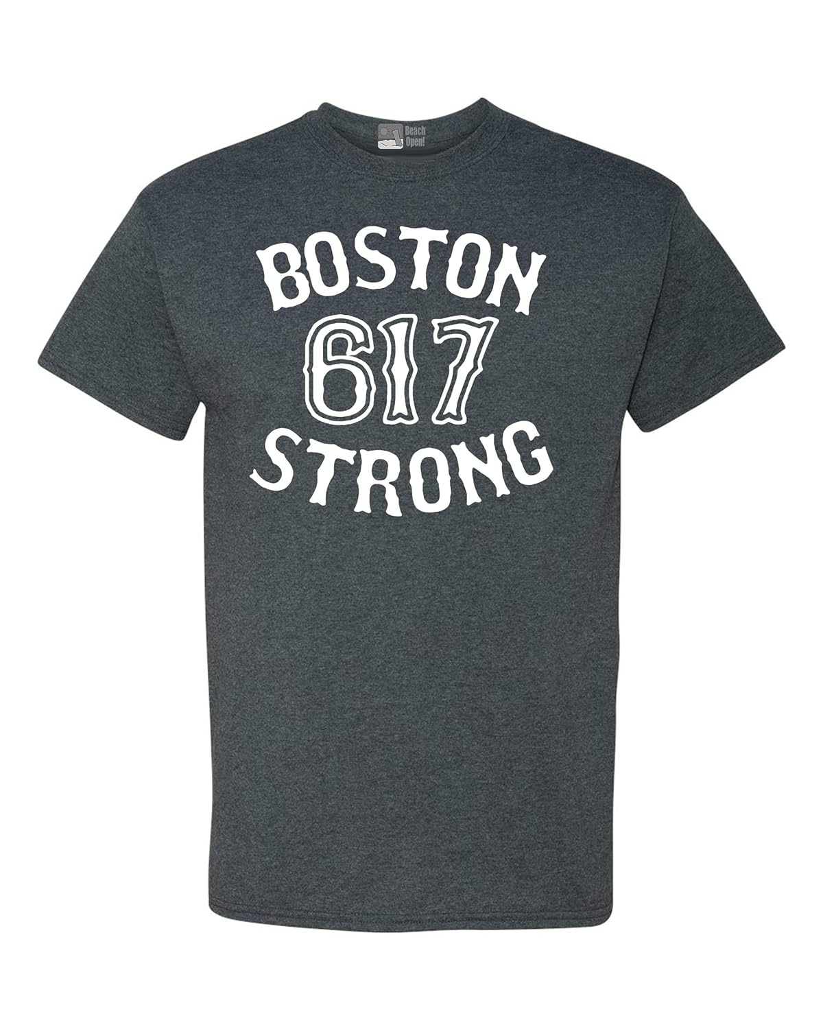 Boston Strong 617 State Adult T Shirt Tee | Kitilan