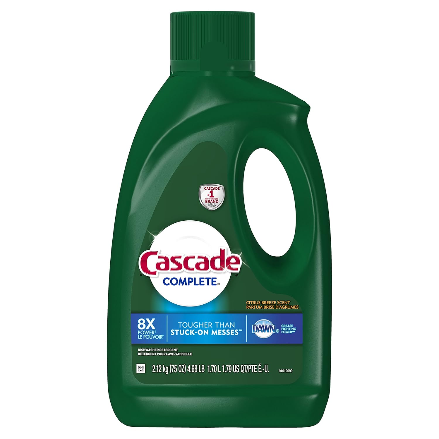 Cascade Complete Gel Dishwasher Detergent, Citrus Breeze, 75 Oz (Packaging May Vary): Prime Pantry