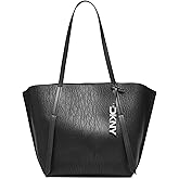 DKNY womens Lyda Medium Tote Bag With Logo Charm