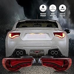 VLAND OLED Red Tail Lights Compatible For [Toyota