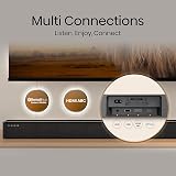 Hisense HS2100 2.1 Channel Soundbar 240W Dolby Audio DTS Virtual:X Ultra-slim view 6