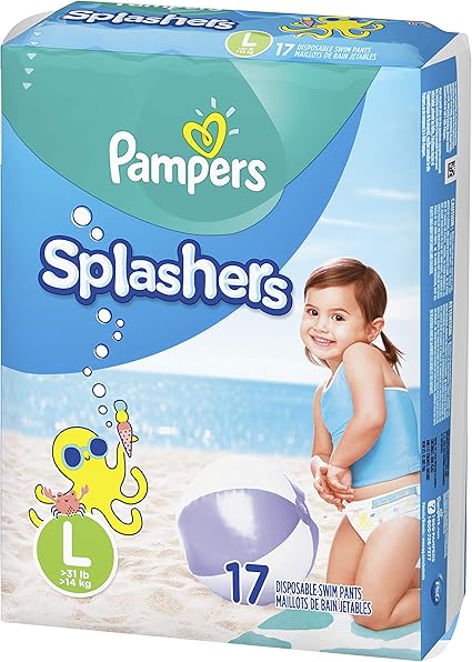 pampers splashers large