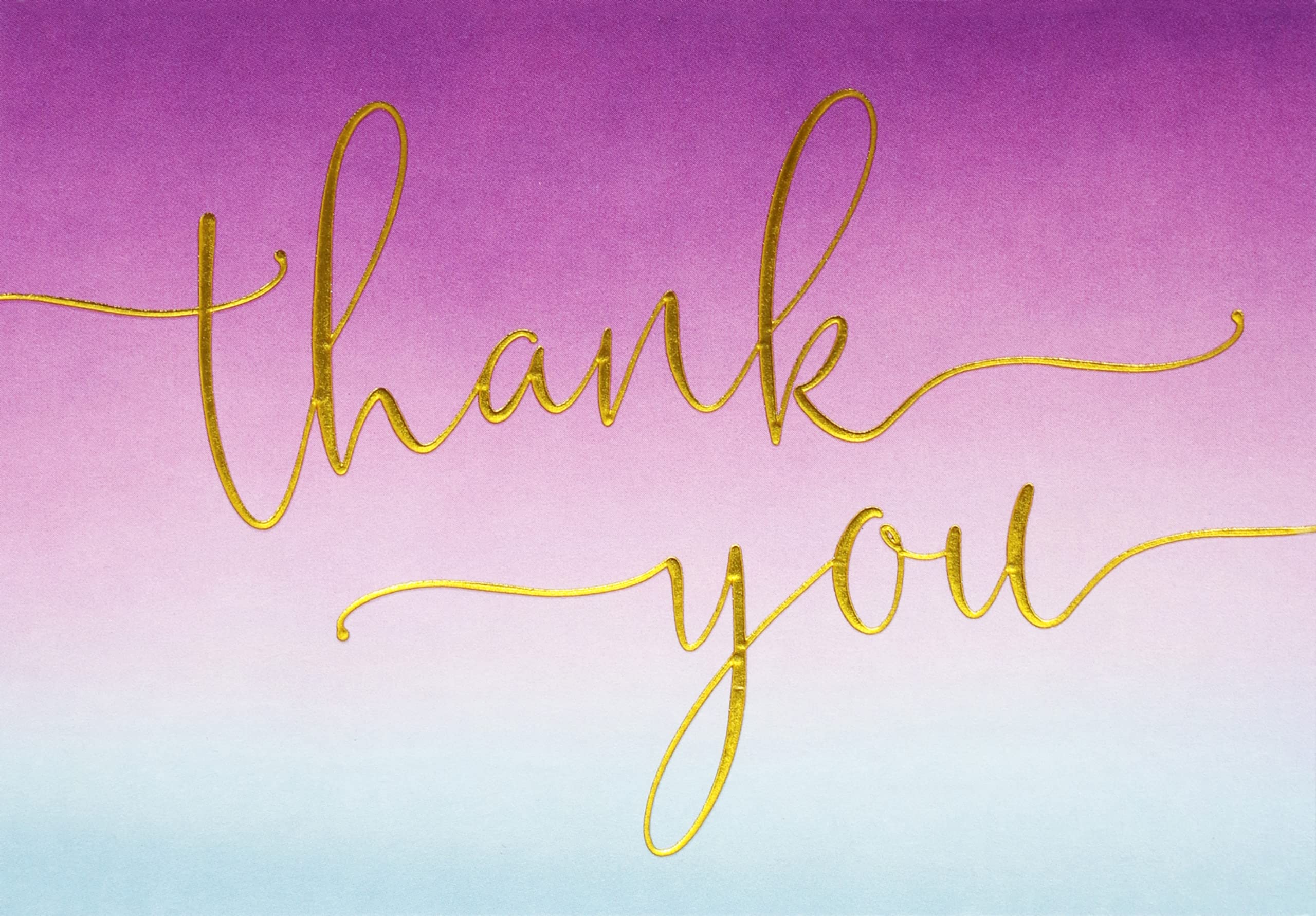 Amethyst Thank You Cards (14 cards, 15 envelopes)