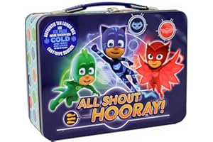 The Tin Box Company 604707-DS Pj Masks Classic Lunchbox, Blue,Large