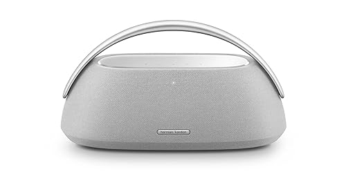 Harman Kardon Go + Play 3 Portable Bluetooth Speaker with 8-Hour Battery Life and Powerful Bass, Grey