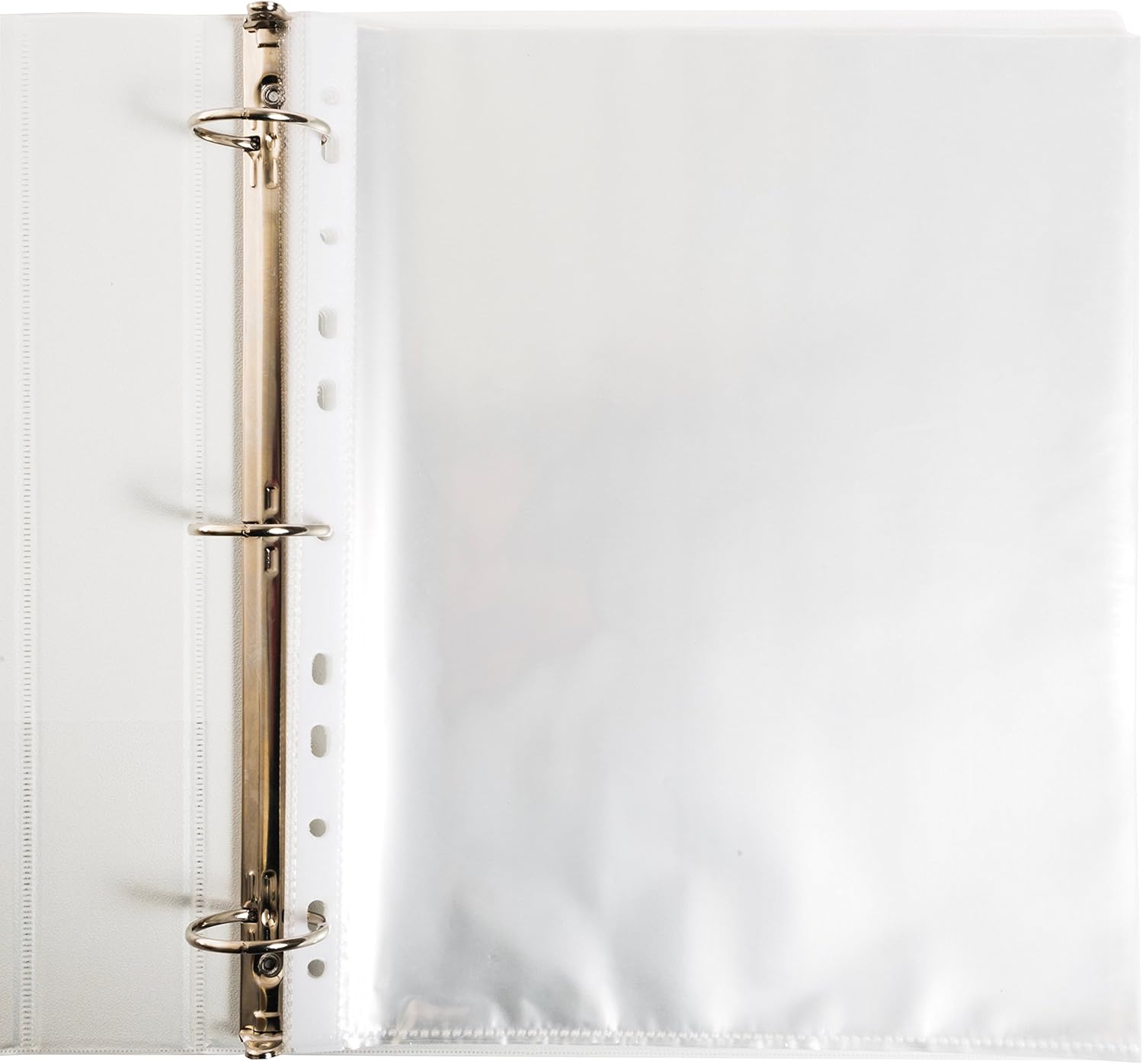 400 Sheet Protectors, 11 Hole Lightweight Binder Sleeves, Designed to Protect Frequently Used 8.5 x 11 Papers, Acid and PVC Free Page Protector, Clear Plastic Design, 9.25 x 11.25 Top Loaded, 400 ct : Office Products