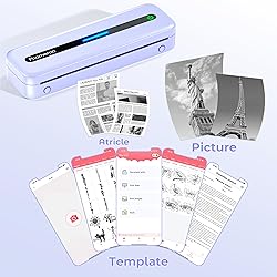 Phomemo M832 Portable Printers Wireless for
