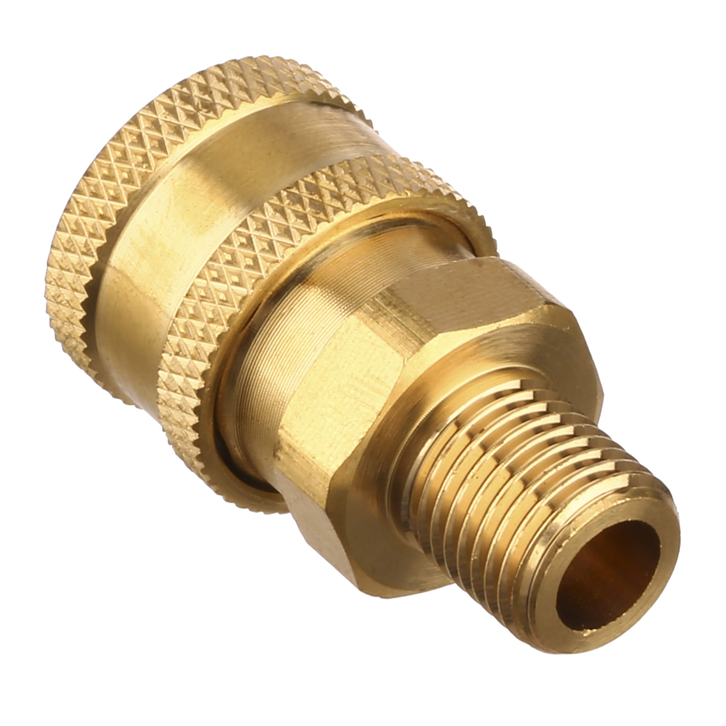 Tool Daily Pressure Washer Coupler, Quick Connect Fitting, Female NPT Socket to Male Thread, 5000 PSI, 1/4 Inch, 2-pack