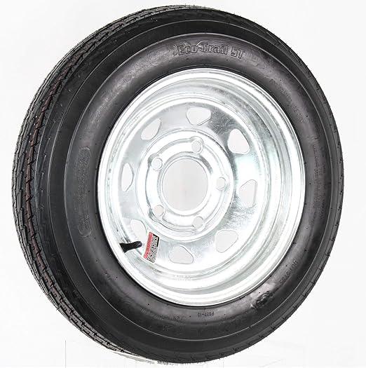 Amazon.com: 4.80x12 Galvanized Boat Trailer Wheel 12' Tire 5 Lug