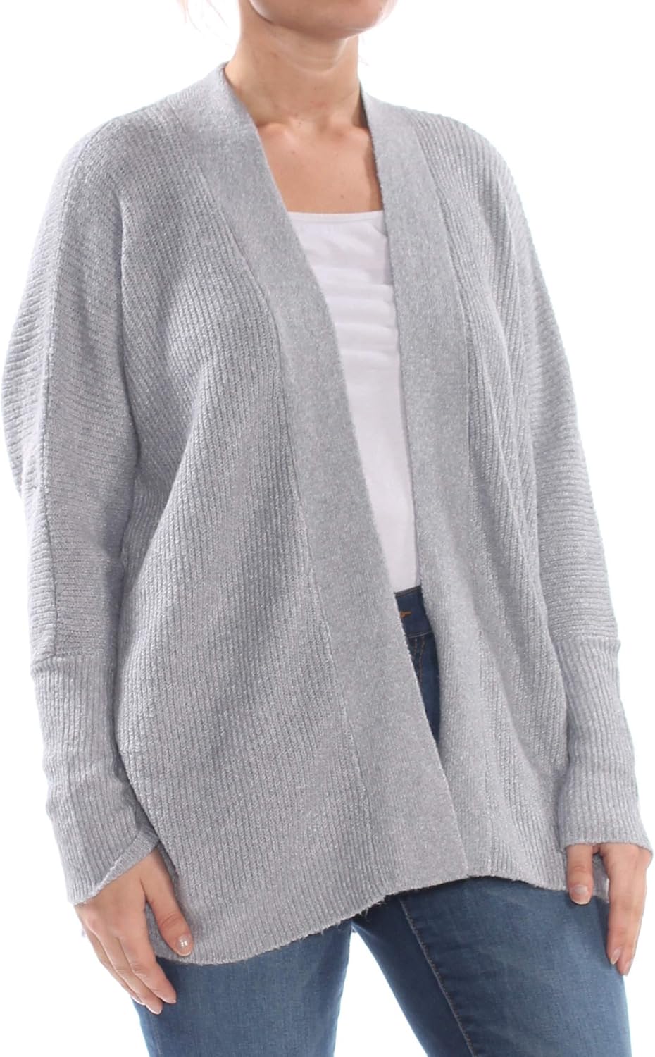 petite grey cardigan