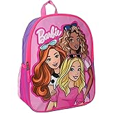 AI ACCESSORY INNOVATIONS Barbie Backpack for Girls, Elementary School Book Bag with Padded Straps, Pink