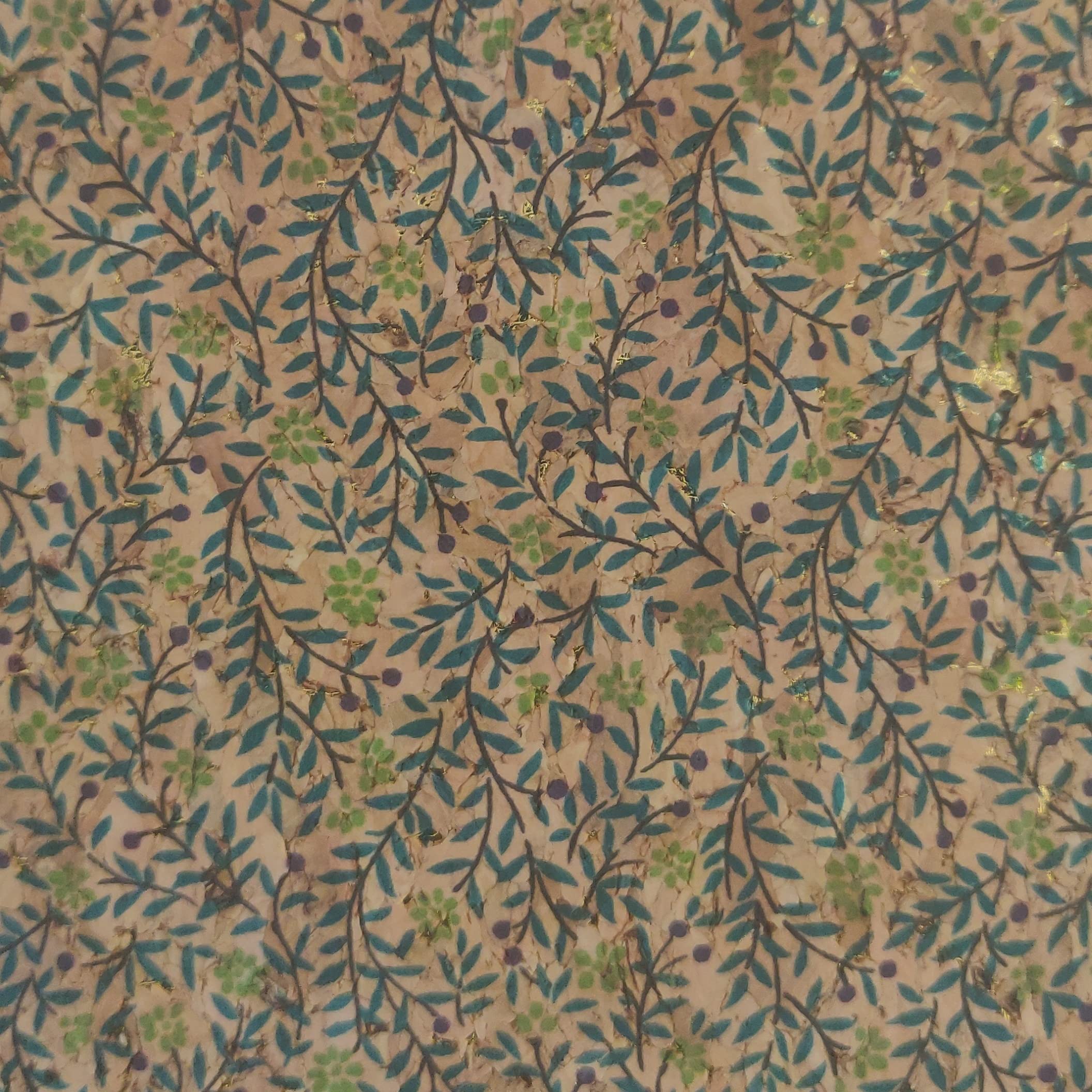 CRS Fur Fabrics Fabric, Green, 1Mtr 132cm x 100cm