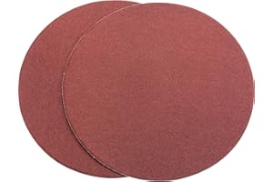 Woodstock D1324 9-Inch Diameter PSA Aluminum Oxide Sanding Disc, 120 Grit, 2-Pack