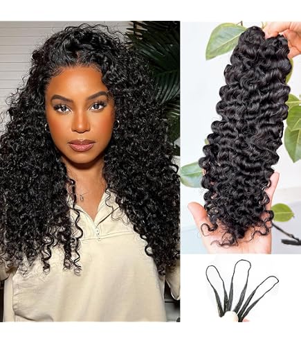 Amazon.com : BLG Burmese Water Wave Human Crochet Hair 16  display picture 3