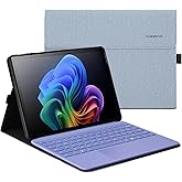 Omnpak Case for Microsoft Surface Pro 12" 2025, Lightweight Protective, Multiple Angle Viewing, Stylus Holder, Compatible with Type Cover Keyboard