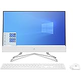 HP 21.5" All-in-One Desktop, AMD Athlon Silver 3050U Processor, AMD Radeon Graphics, 4 GB RAM, 128 GB Storage, Windows 10 Hom