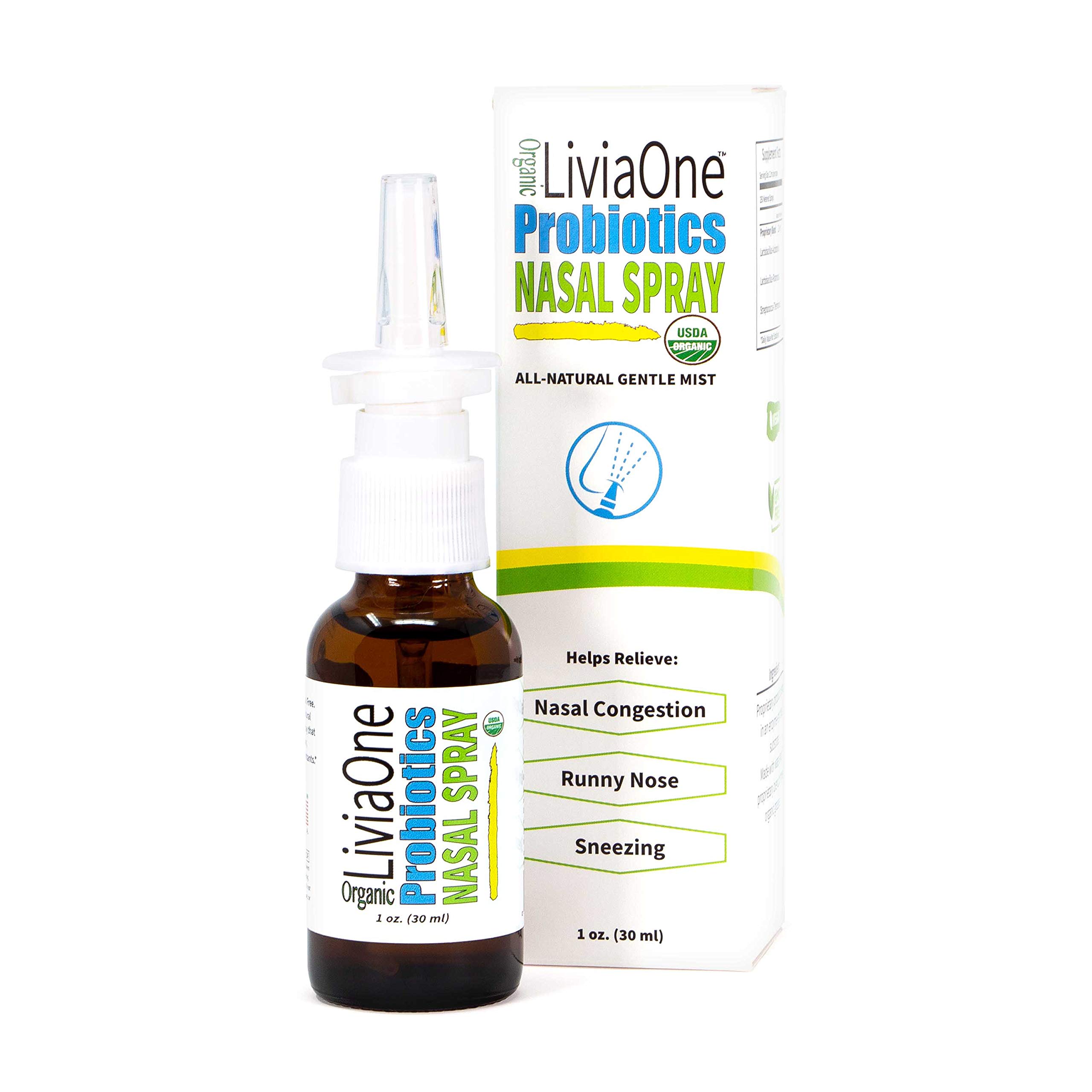 Mua LiviaOne Probiotics Nasal Spray, AllNatural Sinus Relief, Helps