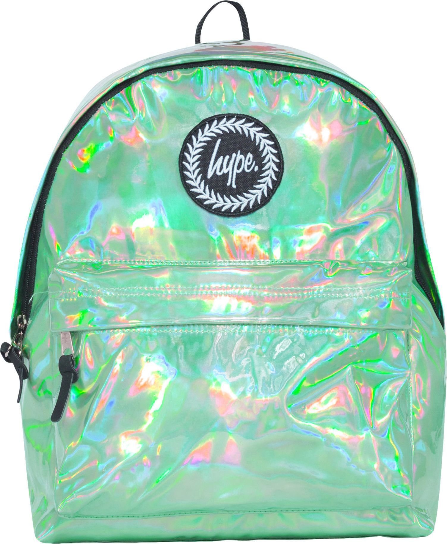 hype mint holographic backpack