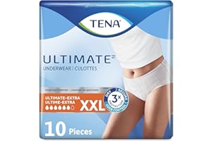 Tena Incontinence Underwear, Ultimate, 2X,Large 10 Count