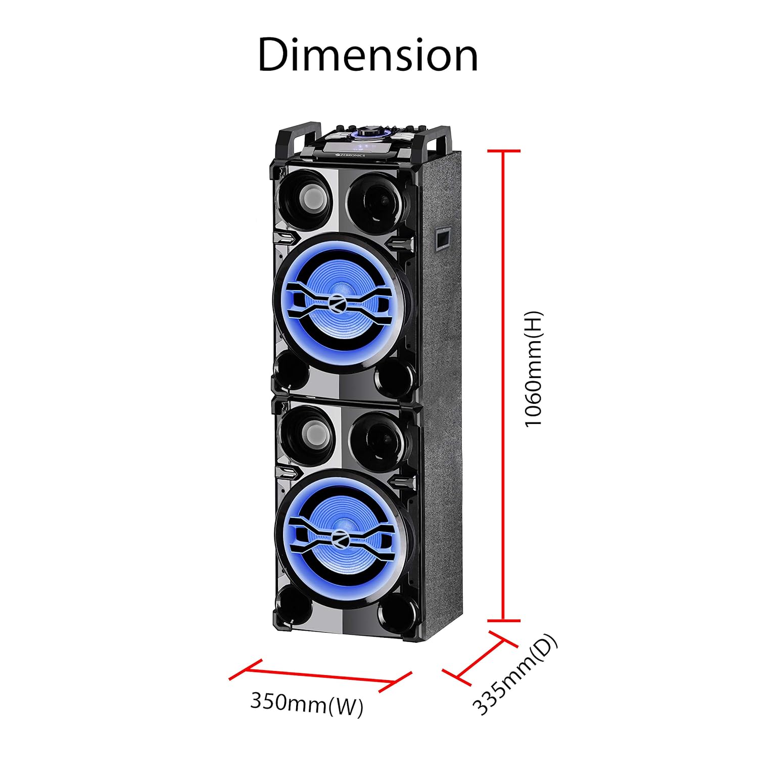 zebronics monster pro 2x10 buy online