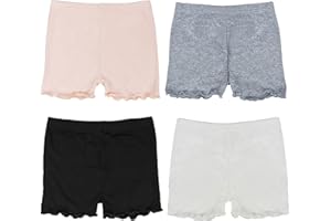 FREENFOND Girls Shorts Under Dress Dance Bike Shorts for Playground Gym Sports, NOT Transparent