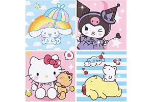 JACRAFTNE Diamond Art Kits for Kids - 4 Pack Diamond Art Painting Kits - Arts and Crafts for Kids Ages 8-12 - Diamond Art Mosaic Kits - Crafts for Girls 8-12 - GEM Art for 5 6 7 9 10 Year Old Girl Boys Gifts