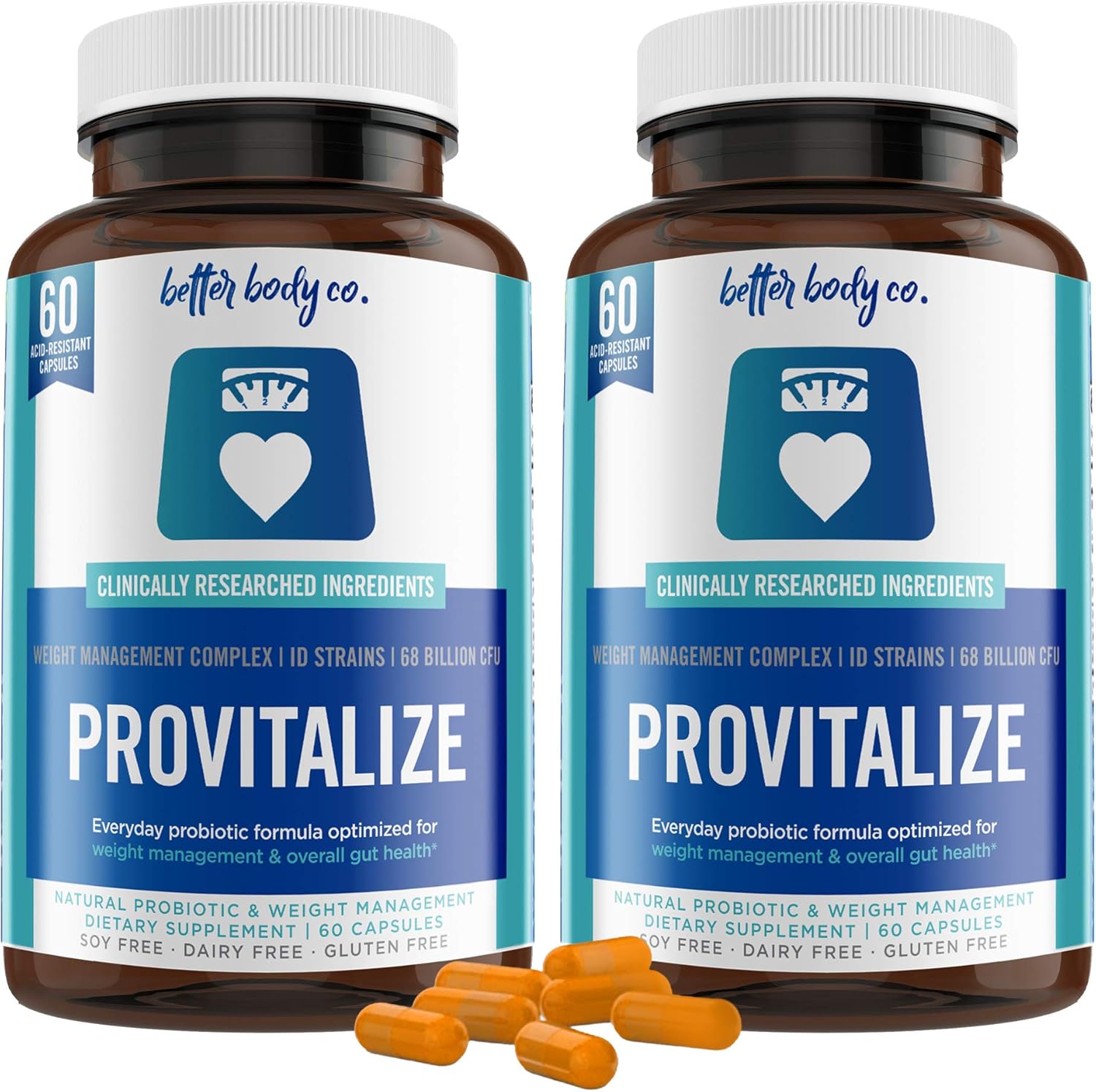 Amazon Com Original Provitalize Best Natural Weight Management Probiotic 2 Bottles Health Personal Care