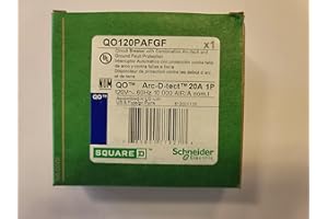 AMPAR Square D QO120PAFGF 1 Pole Dual Function Circuit Breaker