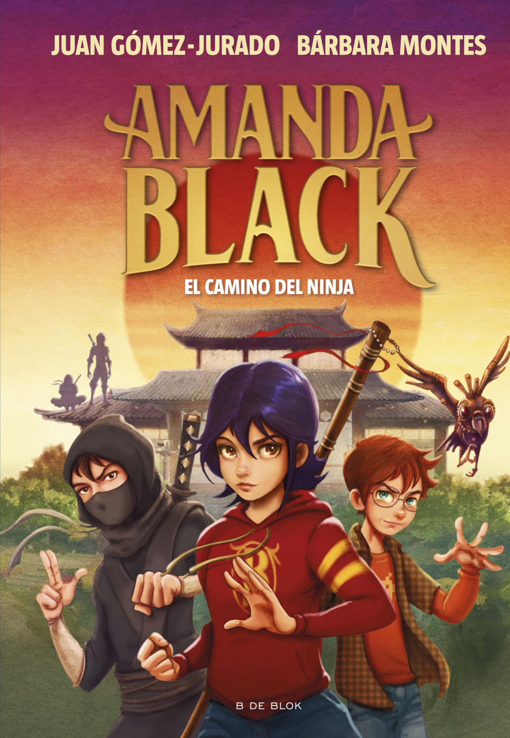 Portada de Amanda Black 9 - El camino del ninja (Juan Gómez-Jurado y Bárbara Montes)