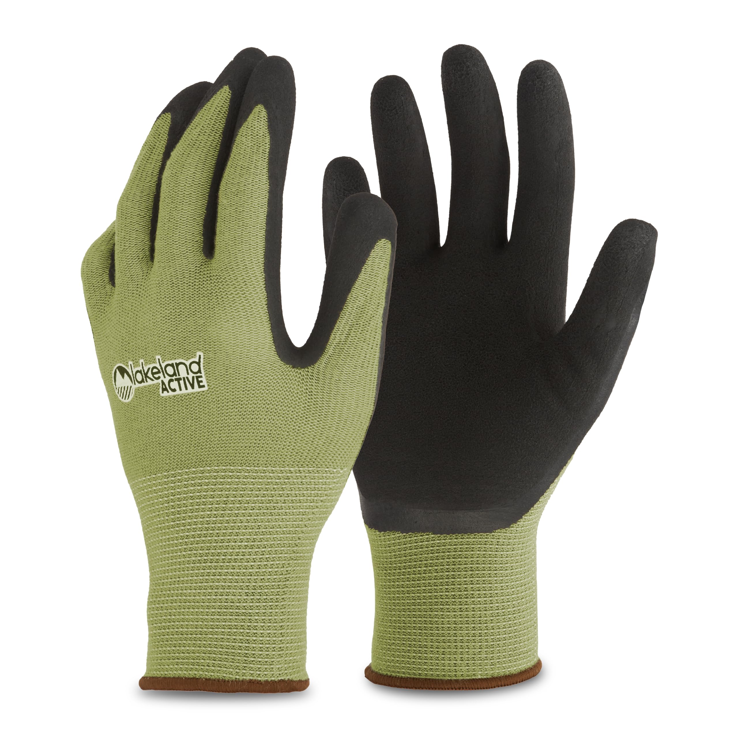 Lakeland Active 1 Pair Parton Gardening Work Gloves With Natural Bamboo Fibre - Green - XX-Large