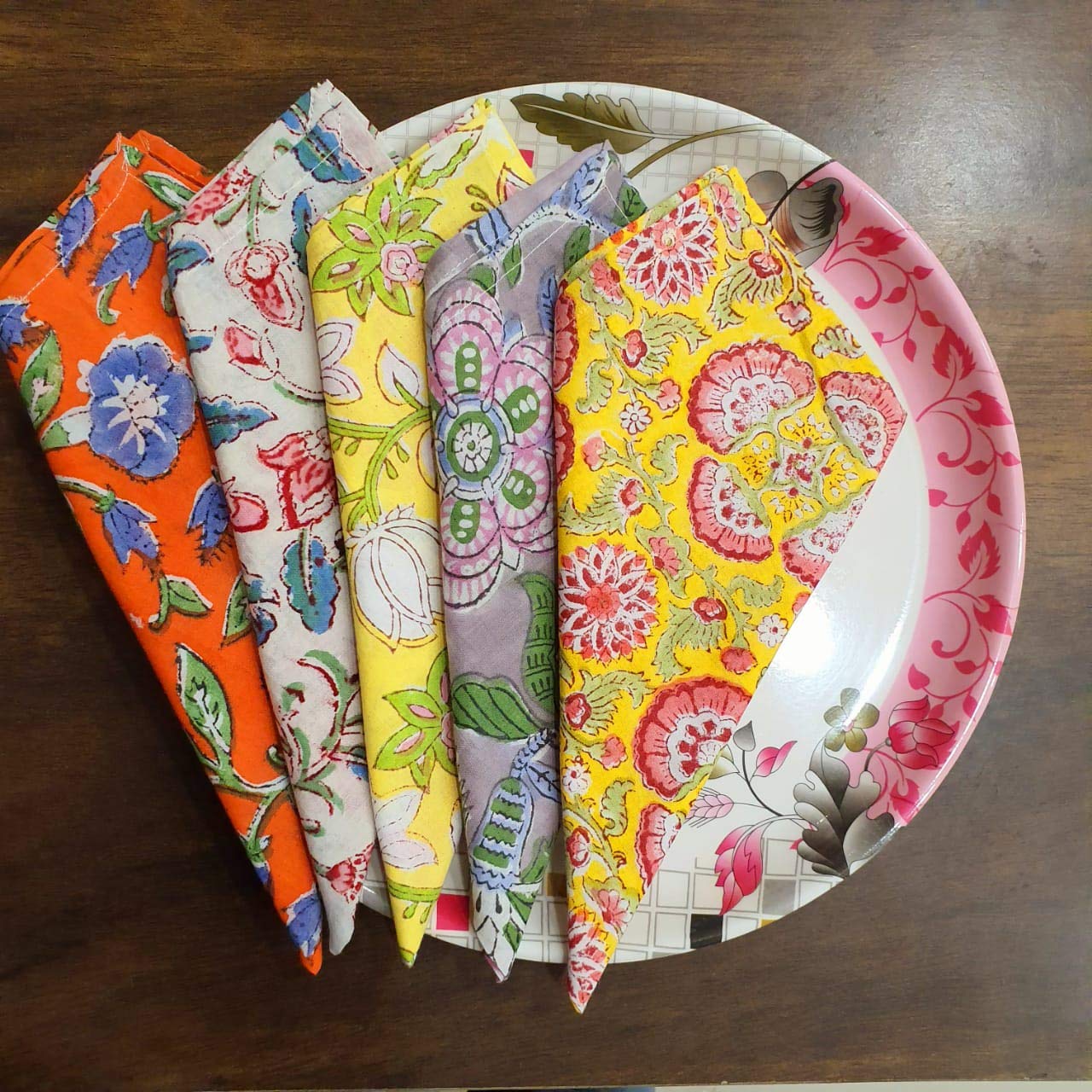 Handicraftofpinkcity Indian floral printed Wholesale lot of Pure Cotton