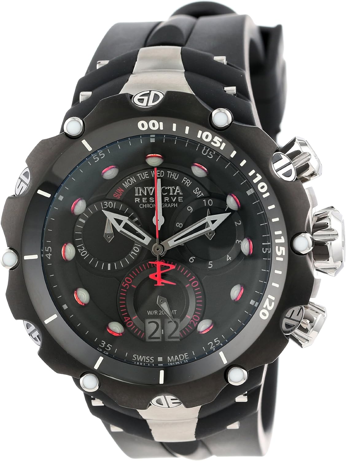 Invicta Men�s 10945 Venom Reserve Chronograph Grey Carbon