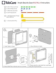 TABcare Anti-Theft Acrylic VESA Enclosure for