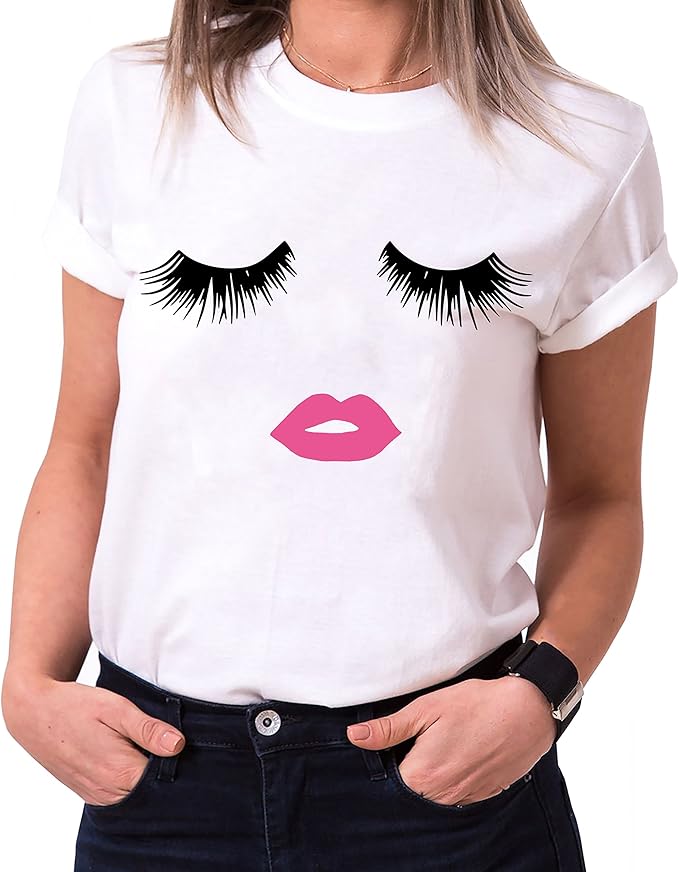 maglietta con ciglia