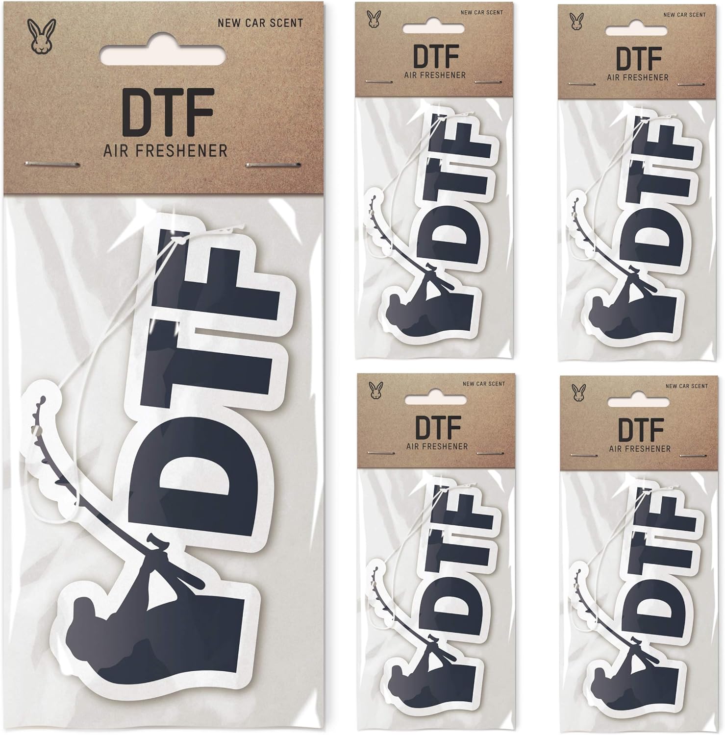 Amazon ノーズウサギ Dtf 魚の集まり 消臭剤 5個パック 驚きの車の香り ユニークなプレミアムデザイン 車用芳香剤 車 バイク