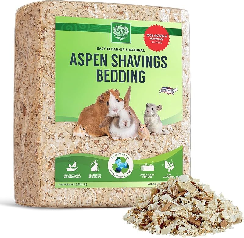 Small Pet Select Aspen Bedding 41L Small Animals Litter