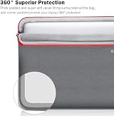 Voova 15.6-16 inch Laptop Sleeve Waterproof 360° Protection with Handle Grey view 5