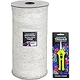 COMMON CULTURE Grow Strong Plant Trellis + Trojan Scissors - 6" Square Soft Mesh Nylon Trellis Netting Bulk Roll - Heavy-Duty Garden Netting for Plants - 5' x 350' - 1 Roll