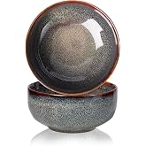 KYBSCZ 22 Ounce Serving Bowls Set - Ceramic Bowl Set of 2-5.75 inch for Salad, Soup,Cereal Bowls for Kitchen