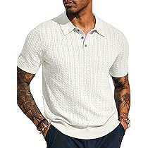 VICTIM『KNIT POLO SHIRT』*オートミール* Amazon.com: PJ PAUL JONES Mens Polo Shirts Textured Knit