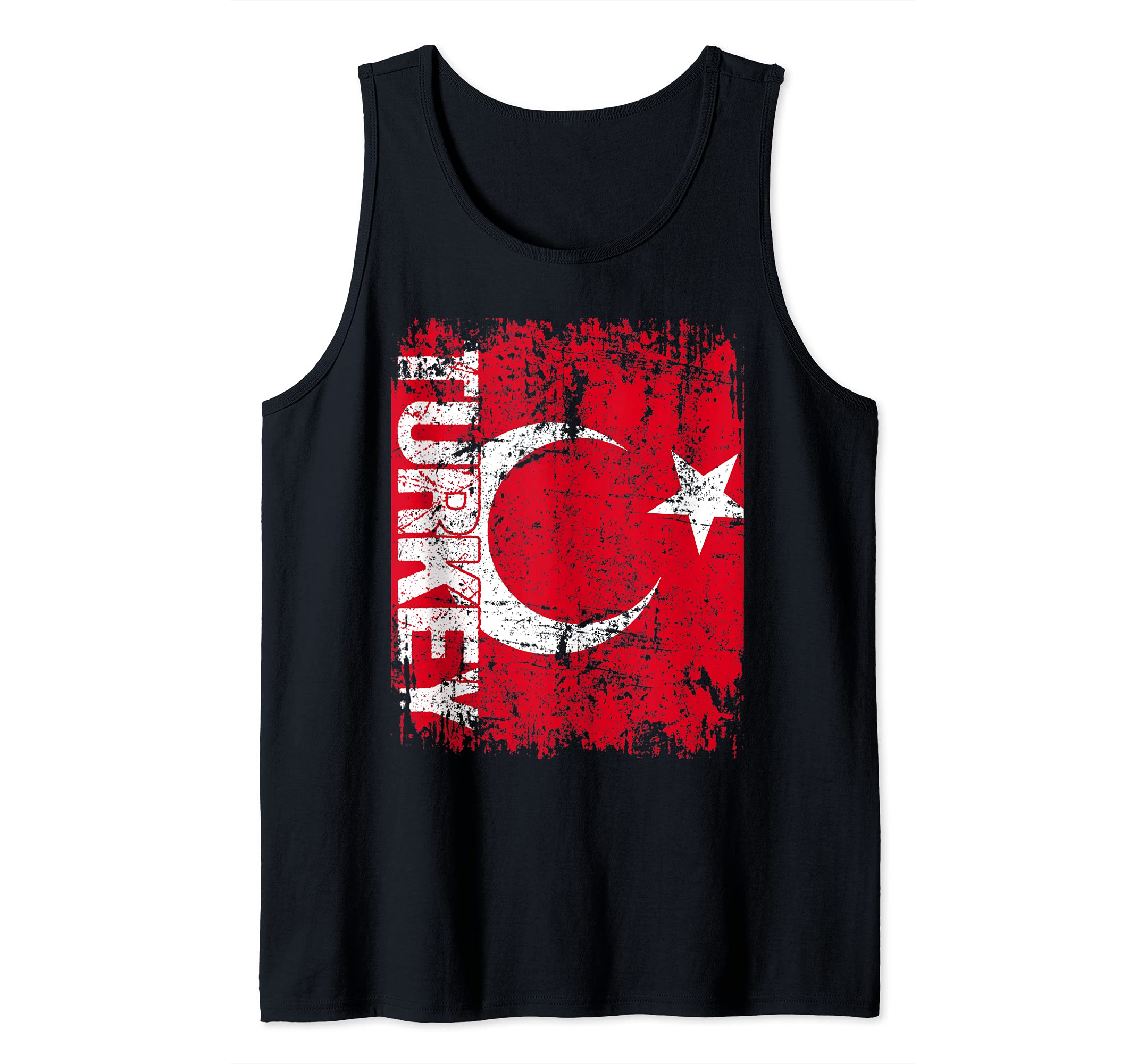 TURKEY Flag Vintage Distressed TURKEY Tank Top