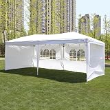 Goutime 3x6m Pop Up Canopy Gazebo Tent with 4 Sidewalls & Wheel Bag view 2