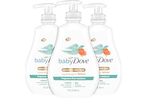 Baby Dove Fragrance Free Lotion, Sensitive Moisture, 13 Ounce (Pack of 3)