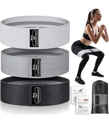 PLEASION Resistance Bands, Exercise Workout Bands For Women And Men, 5