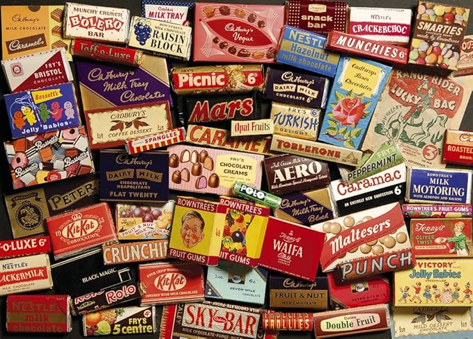 Gibsons Sweet Memories of the 1950's jigsaw puzzle. (1000 pieces