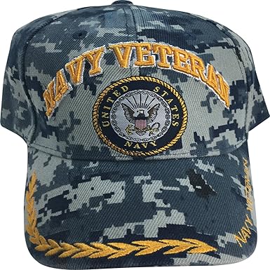 navy blue camo hat