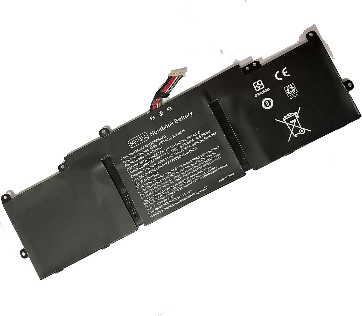 Powerforlaptop Laptop Battery for HP Stream 13 Notebook 13-C010CA 13-C010NR 13-C020CA 13-C020NR 13-C077NR 13-c004TU 13-c005TU 13-c006TU 13-c007TU 13-c024TU 13-c025TU ME03XL TPN-Q154 TPN-Q155 TPN-Q156